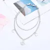 Corrente de Calça de Metal Nova Transfronteiriça para Mulheres, Corrente Corporal de Camada Única Elegante e Simples, Corrente de Decoração de Roupa Personalizada Estilo Europeu e Americano
