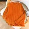 Nuevo Cárdigan de Punto Suave Estilo Coreano para Primavera y Otoño con Diseño Chic, Top Adelgazante y Rejuvenecedor para Mujer