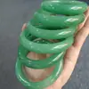 Brazalete de aventurina verde natural al por mayor de fábrica, brazalete verde completo, aventurina verde india, brazalete de jadeíta verde espinaca