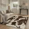 Amazon Nórdico Imitación Piel de Animal Sala de Estar Mesa de Café Alfombrilla Alfombra de Terciopelo de Cristal Sofá Dormitorio Mesita de Noche Alfombra de Piso Venta al por Mayor