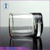 Fábrica creativa de copas de cristal con forma de calavera para bar doméstico, juego de copas de vino con borde dorado, copas de vino para whisky