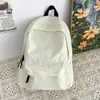 Mochila de Color Sólido Estilo Japonés para Estudiantes Universitarios Hombres Mochila de Viaje Versátil y Sencilla para Estudiantes de Preparatoria Mujeres Mochila para Laptop de Gran Capacidad