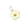 Al por mayor transfronterizo cuero color artístico bloques de color flores pequeñas llavero accesorios para bolsos colgante accesorios DIY fábrica productos en stock