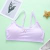 Ropa interior de algodón para niñas de mediana edad y grandes, con protección contra golpes, ideal para estudiantes de primaria, secundaria y preparatoria, sin aros de acero.