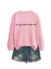 En mi era de esposa de granja Amazon Wish sitio independiente sudadera casual simple para mujer otoño e invierno nueva