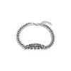 Pulsera Cruzada de Acero de Titanio Europea y Americana Transfronteriza para Hombres, Joyería Punk de Alta Gama Moderna Personalizada, Al por Mayor Audaz