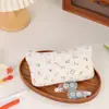 Estuche Floral de Aspecto Elegante, Fresco y Sencillo para Niñas, Linda Bolsa de Almacenamiento, Bolsa de Papelería para Estudiantes de Gran Capacidad, Bolsa de Almacenamiento