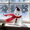Zibo Vidrio Hecho a Mano Árbol de Navidad Muñeco de Nieve Adornos de Vidrio Regalos Creativos de Navidad Decoración de Escritorio Accesorios para Coche
