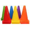 Cubo redondo de 23 cm con logo para entrenamiento de fútbol, baloncesto, helados, cubo con logo súper grueso, obstáculo de carretera, entrenamiento de fútbol, Carretera
