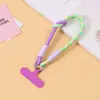 Llavero de Lanyard para Teléfono Móvil Tejido a Mano con Colgante de Agujero para Escalada, Accesorios de Encanto para Bolsa de Muñeca, Correa para Teléfono Móvil al por Mayor