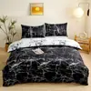 Conjunto de cama moderno minimalista de três peças para comércio exterior transfronteiriço (capa de edredom, lençol com elástico, fronha) disponível para personalização do fabricante