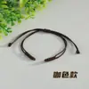 Accesorios para Pulseras Trenzadas Hechas a Mano DIY de Hilo Encerado Transfronterizo y Cuero Sintético, Cordón de Pulsera Ajustable Semi-Terminado con Tejido de Nudo de Diamante