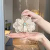 Pinza para el Cabello de Malla Burbuja de Nube para Mujer 2023 Nuevo Pinza de Tiburón Grande con Pluma Accesorio para el Cabello Pasador Lazo