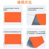 Tienda de Rescate de Emergencia para Exteriores Portátil Naranja Manta Térmica Aislada Pe Engrosada No Desechable Venta al por Mayor Camping