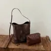 Bolsa de antebraço feminina, novo estilo 2026, moderna, de alta qualidade, retrô, bolsa de ombro para o dia a dia, bolsa tote de grande capacidade, bolsa transversal