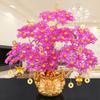 Árbol de la fortuna de cuentas hecho a mano bolsa de materiales para hacer adornos manualidades de dragón tejido diy accesorios de resina para adultos