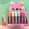 Comércio Exterior Mlundo6 cor óleo labial transparente copo que não gruda batom que muda de cor com a temperatura menina hidratante brilho batom com mudança de cor