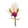 Mini ramo de flores secas transfronterizo, caja de regalo de ramillete de boda para novia y dama de honor, flores secas decorativas, flores eternas y pequeños regalos