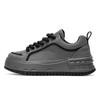 Zapatos de Hombre para Primavera y Otoño, Tenis de Moda Casual Bajos, Superficie de Cuero, Suela Gruesa, Aumentan la Altura, Resistentes al Desgaste, Zapatos Blancos Juveniles