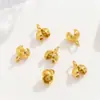 Nuevo Artículo de Cadena Hecho a Mano DIY Color Oro Verdadero Hebilla de Unión de Eslabón de Vaina Hebilla Clip de Conexión de Joyería Chapado en Cobre 18K Accesorios