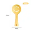 Colher de Arroz Xinzao com Suporte para Uso Doméstico, Não Suja a Mesa, Separador de Gema de Ovo Criativo Multifuncional, Colher de Arroz Antiaderente