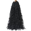 Cabello Crochet Butterfly Locs de 24 pulgadas Peluca Crochet Butterfly Trenza Sucia Trenza