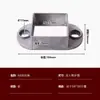 10 peças Conector Fivela de Fixação para Tubo Quadrado Base de Fixação para Poste Acessórios para Guarda-corpo Sem Solda Base de Ferro Galvanizado