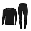 Ropa Interior Térmica Ultradelgada para Hombre, Calentamiento sin Costuras, Temperatura Constante de 37 Grados, Capa Base para Embellecer la Piel, Conjunto de Parte Superior y Inferior de Manga Larga para Otoño