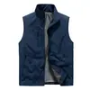 Nuevo Chaleco Exterior Transfronterizo para Hombre, Chaleco Holgado Multibolsillos para Jóvenes y Mediana Edad, Ropa de Trabajo, Chaleco Casual