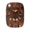 Tabla de cortar de madera de acacia con diseño de tablero de ajedrez, tabla de cortar de madera vertical portátil, suplemento alimenticio para el hogar, fruta, cocina, empalmada, tabla de cortar de madera maciza