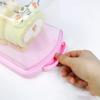 Caja de Almacenamiento para Pan Tostado y Pastel Estilo Nórdico, Portátil, Transparente, a Prueba de Polvo, con Tapa