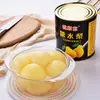 Pêssegos Amarelos em Conserva para Uso Comercial, Latas Grandes, Barris Grandes de 3kg de Tiras de Pêssego, Panificação com Frutas, Atacado, Catering, Outros, China Continental