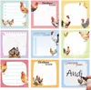 Notas Adhesivas de Dibujos Animados de Venta Caliente Transfronterizas, Bloc de Notas Retro Estilo Ins, Notas Adhesivas Creativas de Animales, Reutilizables y Desprendibles