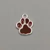 Huella de Pata de Gato Linda Accesorios para Joyería DIY Accesorios de Goteo de Aceite Accesorios para Pendientes Collar Pulsera Colgante para Teléfono Móvil