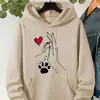 Moletom Esportivo Casual Feminino, Moderno, Adequado para Esportes e Vida Diária, Padrão Estampado à Mão