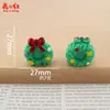 Nueva Serie Navideña 3D Casa de Muñecas DIY Pegamento de Crema Accesorios de Resina Colgante Decoración Adornos