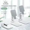 Suporte para celular dobrável, ajustável, para mesa, preguiçoso, perseguindo drama, transmissão ao vivo, suporte para celular, suporte para presente, logotipo, suporte para tablet