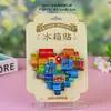 Ímãs de Geladeira Criativos de Xuzhou com Texto em Liga, Lembrancinhas Magnéticas Culturais e Criativas da Tendência Nacional, Ímãs de Geladeira Atacado