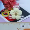 Novos Acessórios de Resina Flor Simulada Flor de Cinco Pétalas Acessórios de Gel de Creme Grampo de Cabelo Diy Pequenos Acessórios de Resina
