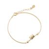 Pulsera de plata de ley 925 con diseño de cintura pequeña para hombre, estilo coreano, para estudiantes, sencilla, para mejores amigos, personalidad, celebridades de Internet, diseño de nicho, estilo frío.