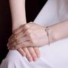 Pulseira de Prata S925 Sterling Prata Jade Hetian Cervo Prateado Estilo Chinês Ruyi Fênix Personalidade Elegante Feminina Versátil