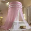 Mosquitero de Cúpula de Doble Capa para Piso Estilo Nórdico de Lujo Ligero Transfronterizo Estilo Princesa Romántico de Gama Alta Mosquitero Estilo Corte de Alta Calidad