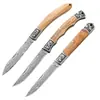 Cuchillo de Bolsillo para Exteriores VG10 Acero de Damasco Plegable Portátil Multifunción Cuchillo de Cocina Pelador de Frutas Amazon
