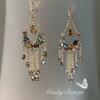 Aretes cortos de borlas de estilo étnico bohemio, retro, de alta gama, con temperamento de personalidad, estilo extranjero, aretes de moda al por mayor
