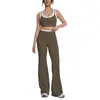 Nuevo conjunto de seis piezas de nylon de colorblock transfronterizo, doble cara, sin costuras, ajustado, para yoga, deportes, correr y fitness
