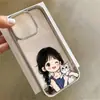 Funda para Teléfono Móvil iPhone Apple 17Promax Chica Gato 17Pro/17Air/17 Moda Hombres y Mujeres 7 Silicona Moderna
