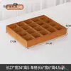 Caja de Almacenamiento de Escritorio Vintage de Madera de Nueve Compartimentos y Doce Compartimentos con Bandeja de Exhibición Dividida y Compartimentos de Clasificación de Madera