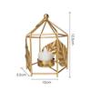 Decorações para jantar à luz de velas em casa pequenos enfeites Candelabro nórdico transfronteiriço Candelabro hexagonal de aromaterapia portátil