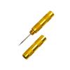 Aguja de Limpieza para Pistola de Pintar Transfronteriza Boquilla de Pistola de Pintura por Aspersión Raspador de Limpieza de Pintura Raspador Mini Dorado/Cono de Cuero Cono de Expansión