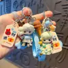 Llavero Colgante de Muñeca Llorona Linda Hecha a Mano DIY Decoración de Bolso Cadena de Teléfono con Cuentas Muñeca Accesorio